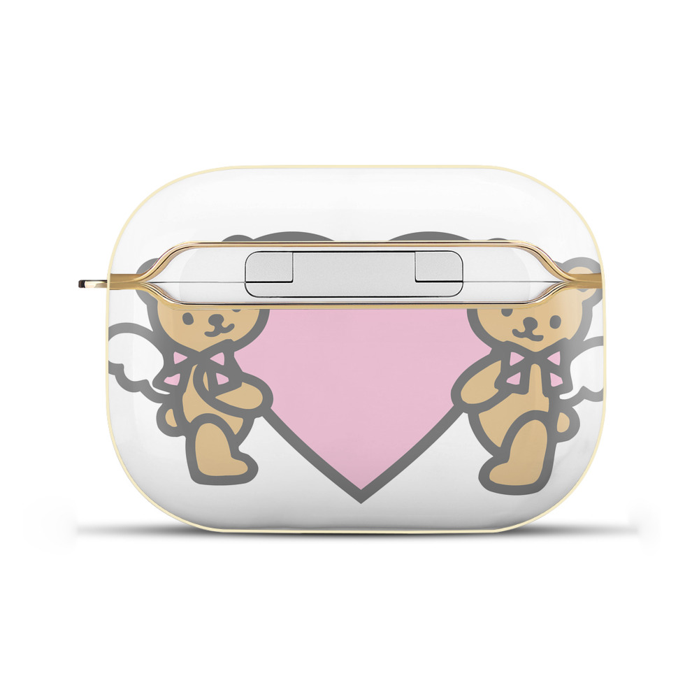 （画像用） Hello Kitty ハローキティ 【AirPods Pro用】ハードシェル保護ケース｜耐衝撃・防指紋・カラビナ付き商品仕様