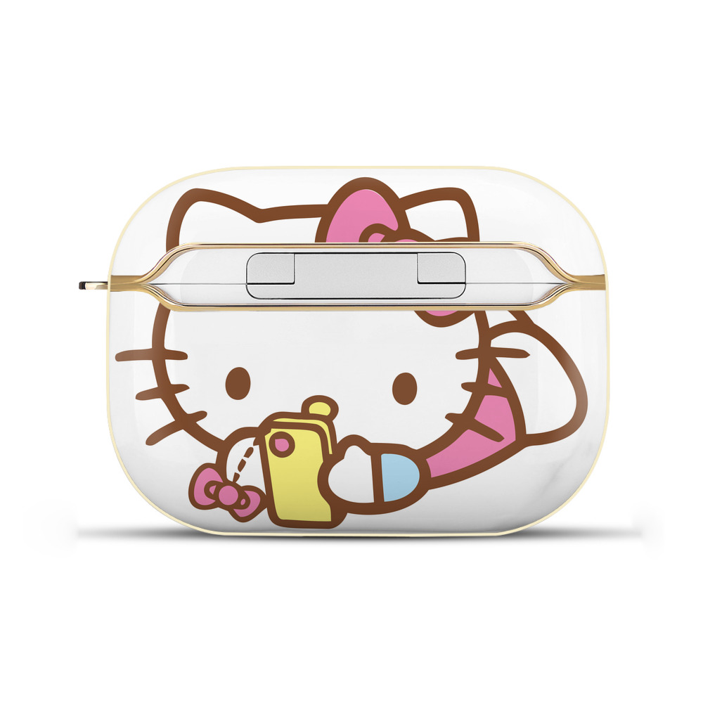 （画像用） Hello Kitty ハローキティ 【AirPods Pro用】ハードシェル保護ケース｜耐衝撃・防指紋・カラビナ付き商品仕様