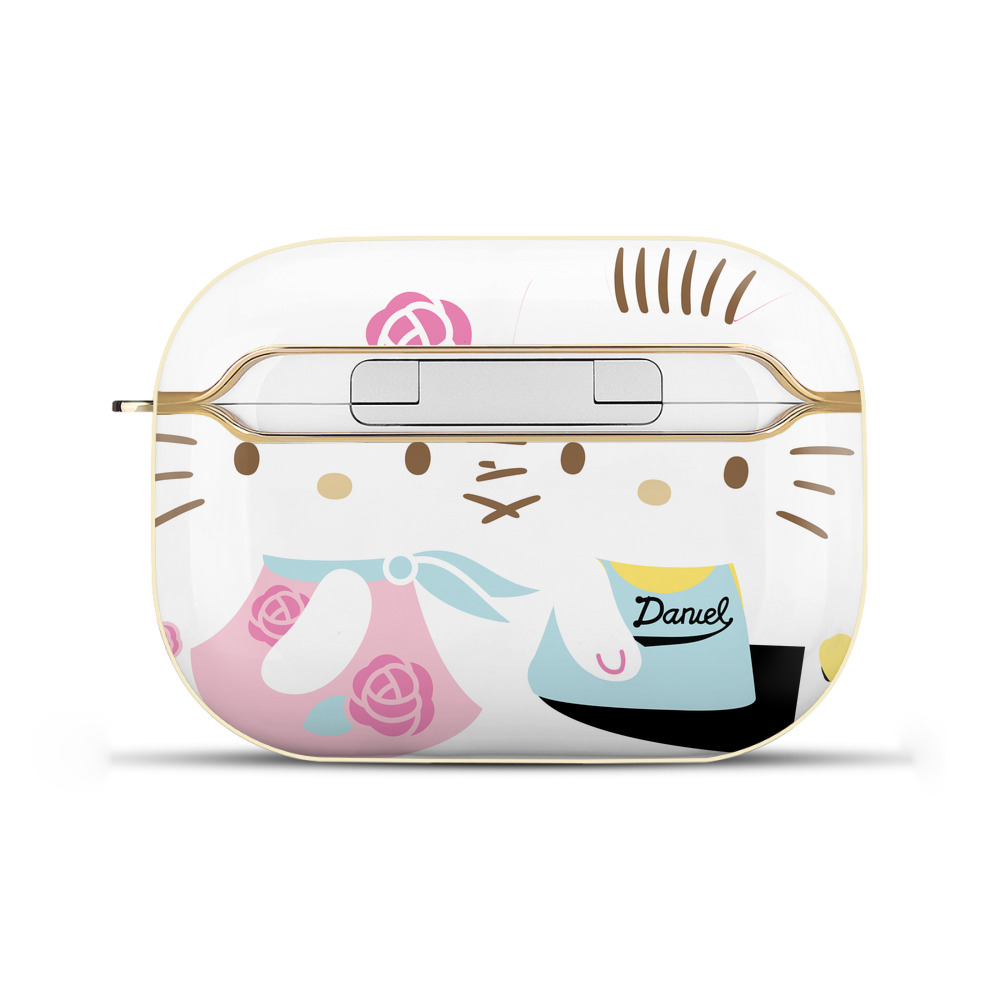 （画像用） Hello Kitty ハローキティ 【AirPods Pro用】ハードシェル保護ケース｜耐衝撃・防指紋・カラビナ付き商品仕様