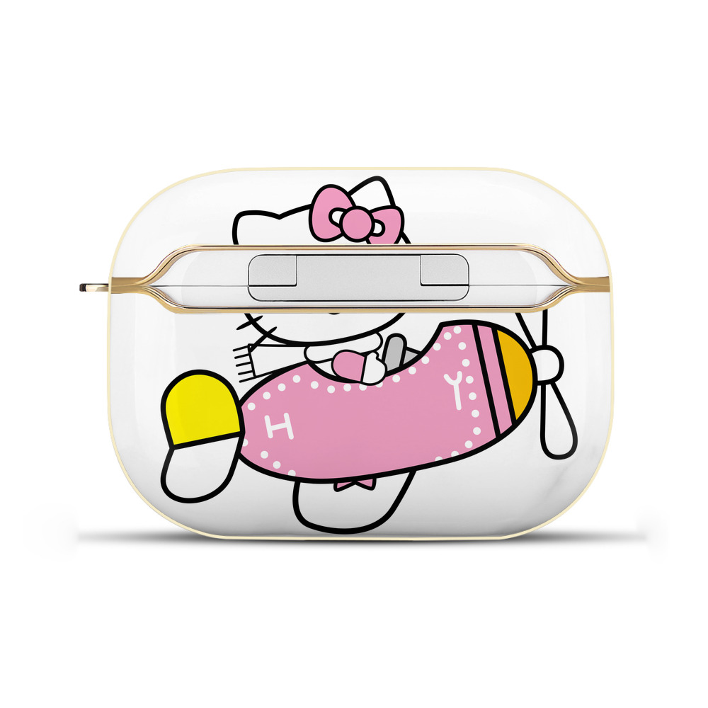 （画像用） Hello Kitty ハローキティ 【AirPods Pro用】ハードシェル保護ケース｜耐衝撃・防指紋・カラビナ付き商品仕様