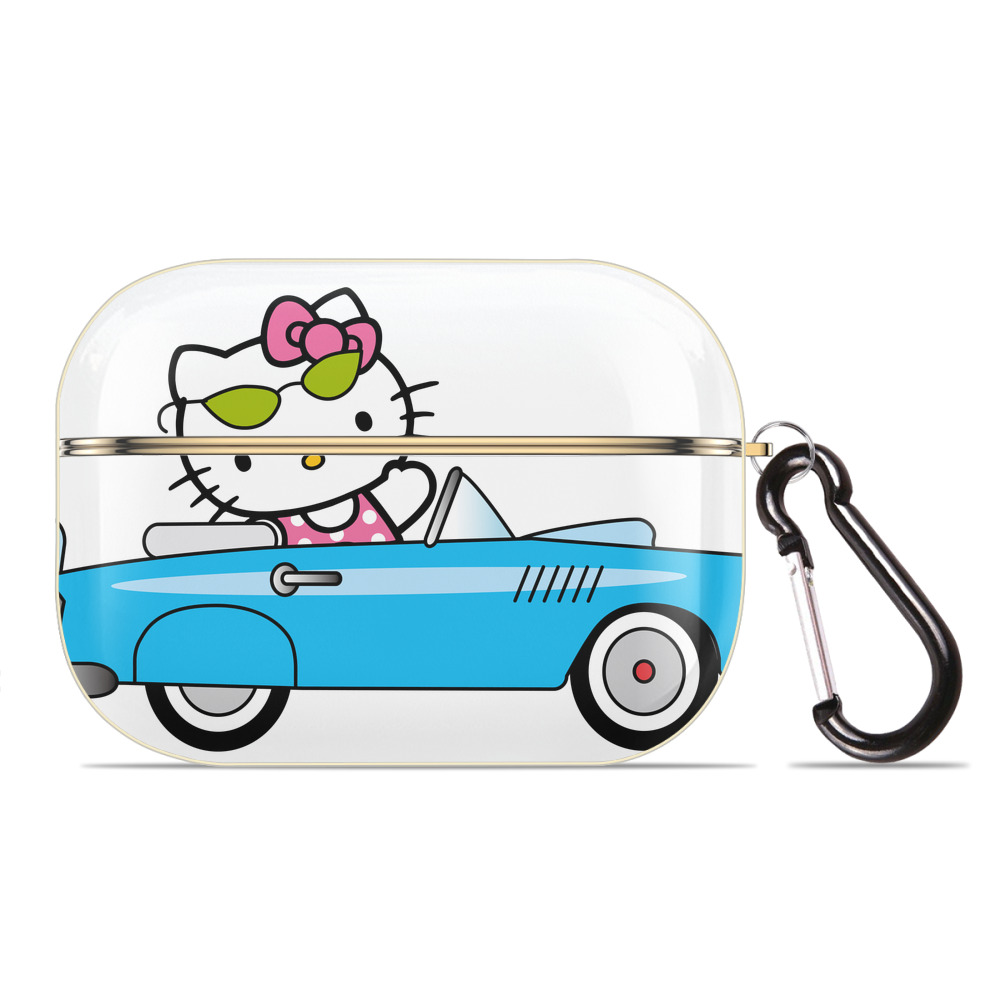 （画像用） Hello Kitty ハローキティ 【AirPods Pro用】ハードシェル保護ケース｜耐衝撃・防指紋・カラビナ付き商品仕様