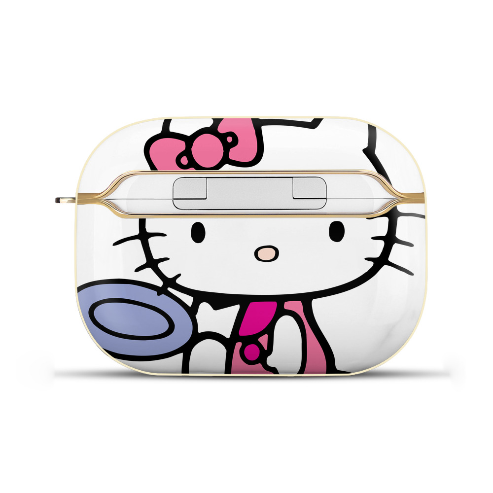 （画像用） Hello Kitty ハローキティ 【AirPods Pro用】ハードシェル保護ケース｜耐衝撃・防指紋・カラビナ付き商品仕様