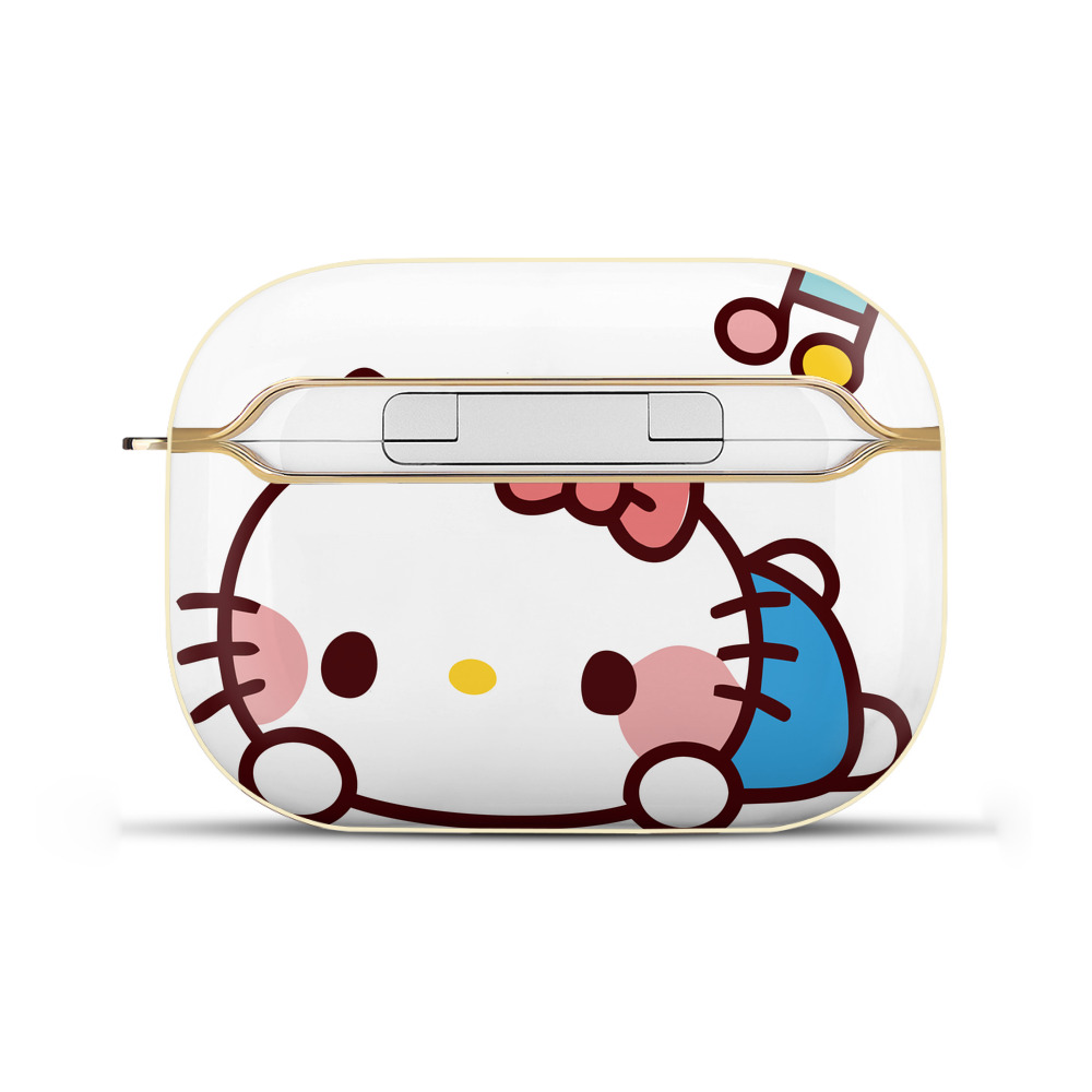 （画像用） Hello Kitty ハローキティ 【AirPods Pro用】ハードシェル保護ケース｜耐衝撃・防指紋・カラビナ付き商品仕様