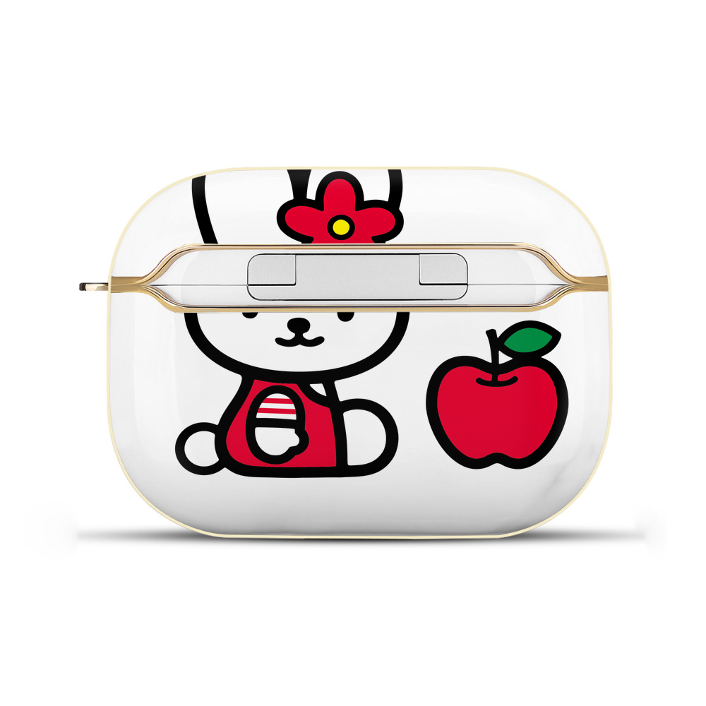 （画像用） Hello Kitty ハローキティ 【AirPods Pro用】ハードシェル保護ケース｜耐衝撃・防指紋・カラビナ付き商品仕様