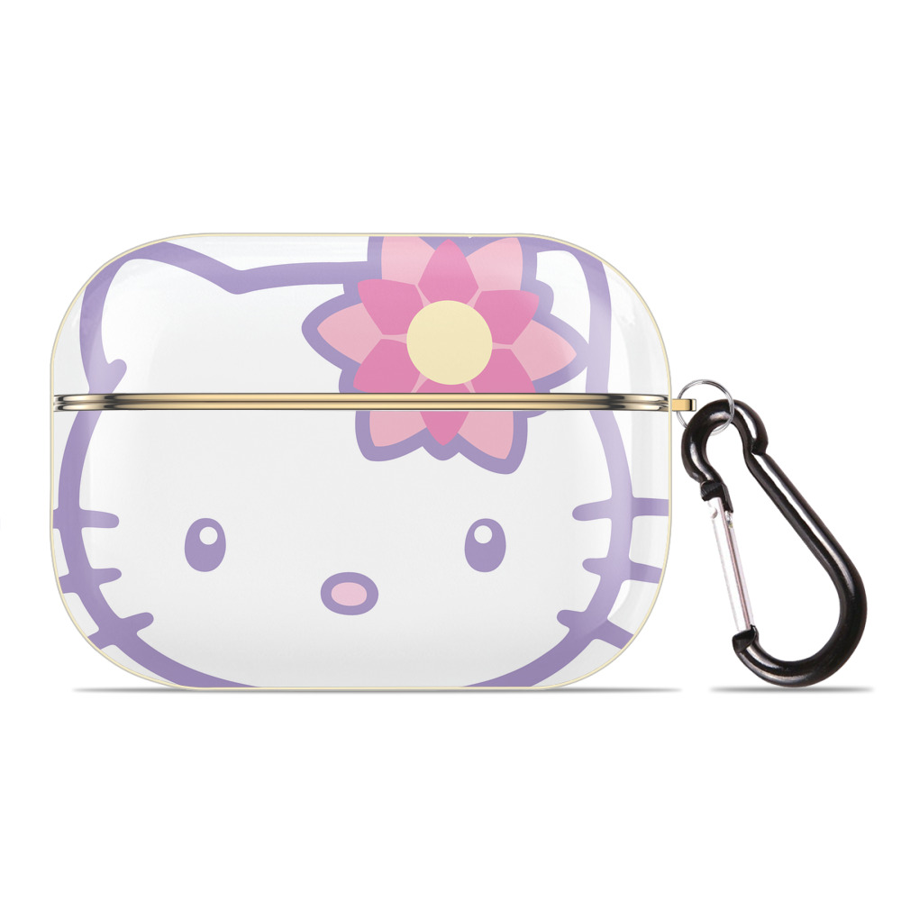 （画像用） Hello Kitty ハローキティ 【AirPods Pro用】ハードシェル保護ケース｜耐衝撃・防指紋・カラビナ付き商品仕様