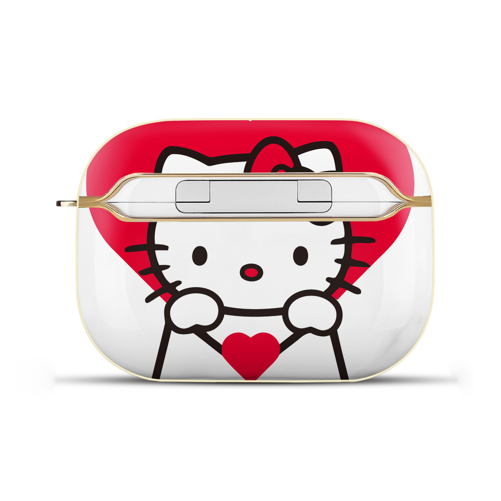 （画像用） Hello Kitty ハローキティ 【AirPods Pro用】ハードシェル保護ケース｜耐衝撃・防指紋・カラビナ付き商品仕様
