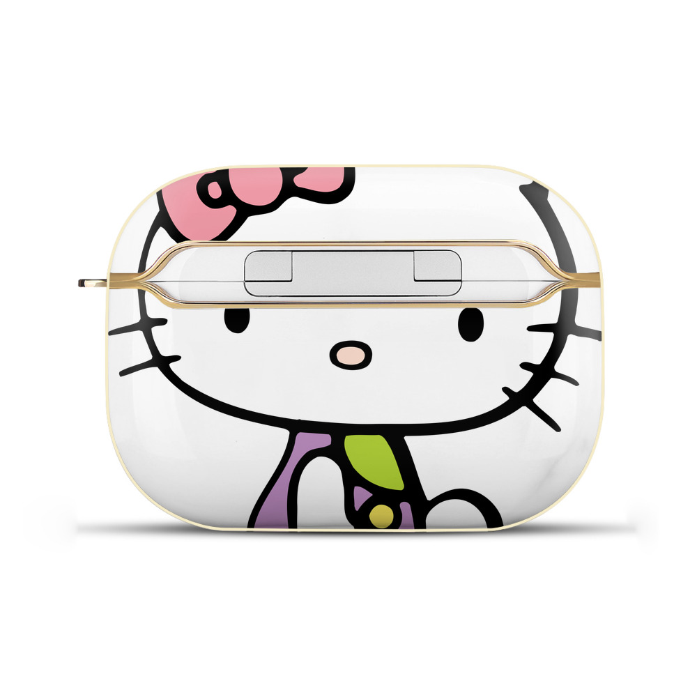 （画像用） Hello Kitty ハローキティ 【AirPods Pro用】ハードシェル保護ケース｜耐衝撃・防指紋・カラビナ付き商品仕様