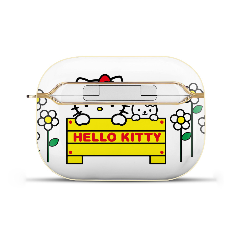 （画像用） Hello Kitty ハローキティ 【AirPods Pro用】ハードシェル保護ケース｜耐衝撃・防指紋・カラビナ付き商品仕様