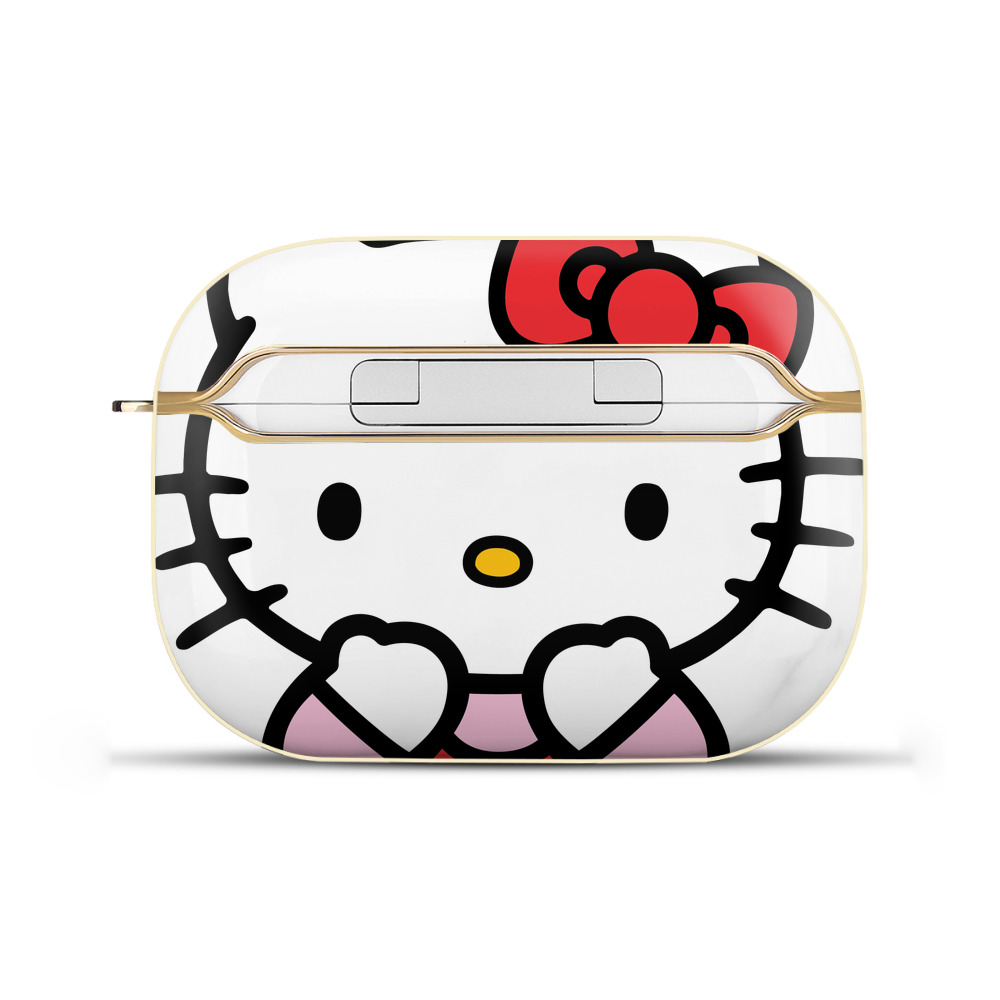 （画像用） Hello Kitty ハローキティ 【AirPods Pro用】ハードシェル保護ケース｜耐衝撃・防指紋・カラビナ付き商品仕様