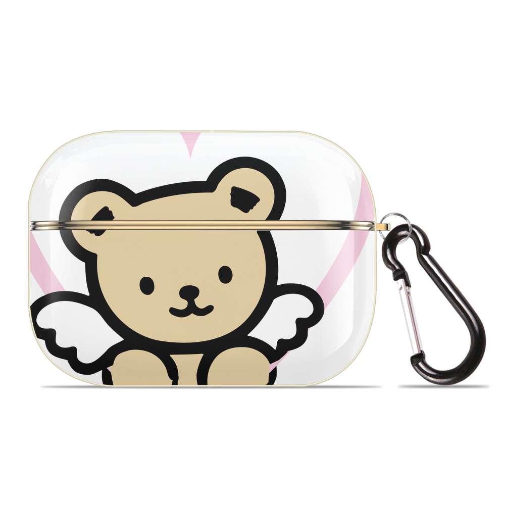 （画像用） Hello Kitty ハローキティ 【AirPods Pro用】ハードシェル保護ケース｜耐衝撃・防指紋・カラビナ付き商品仕様
