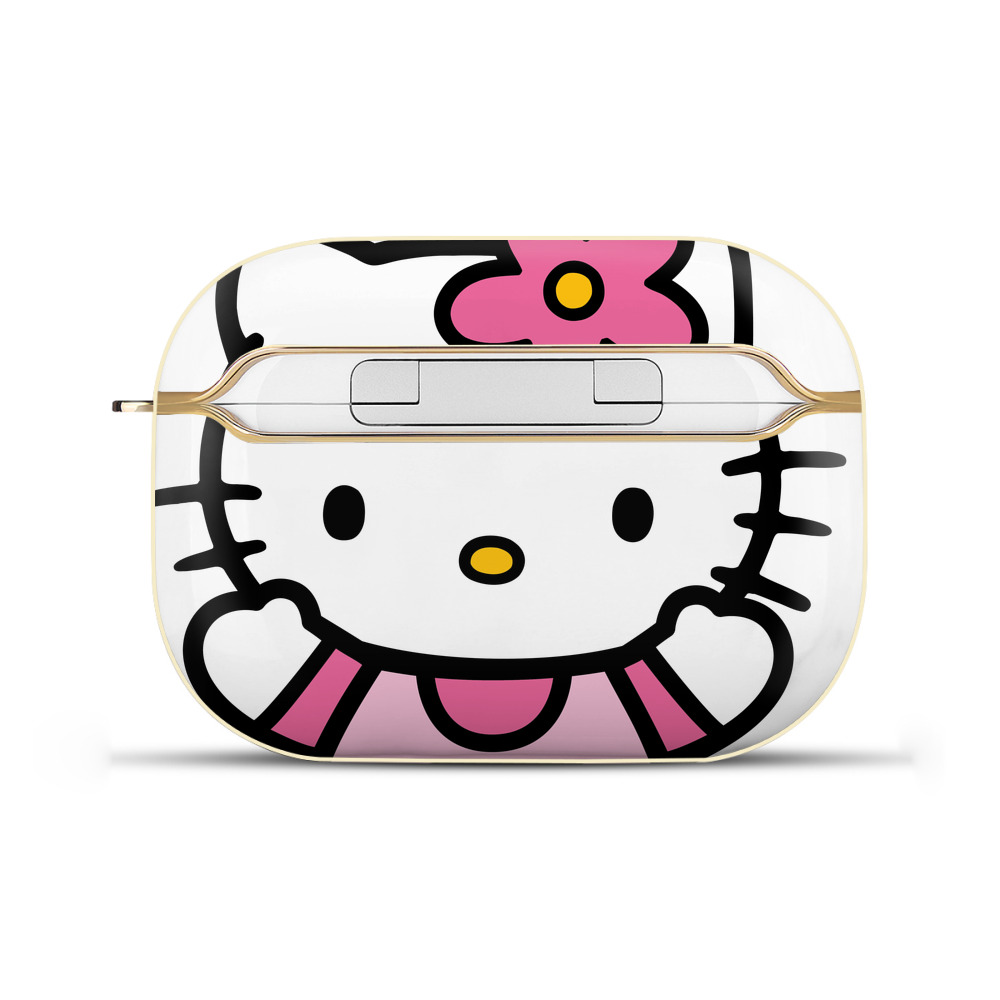 （画像用） Hello Kitty ハローキティ 【AirPods Pro用】ハードシェル保護ケース｜耐衝撃・防指紋・カラビナ付き商品仕様