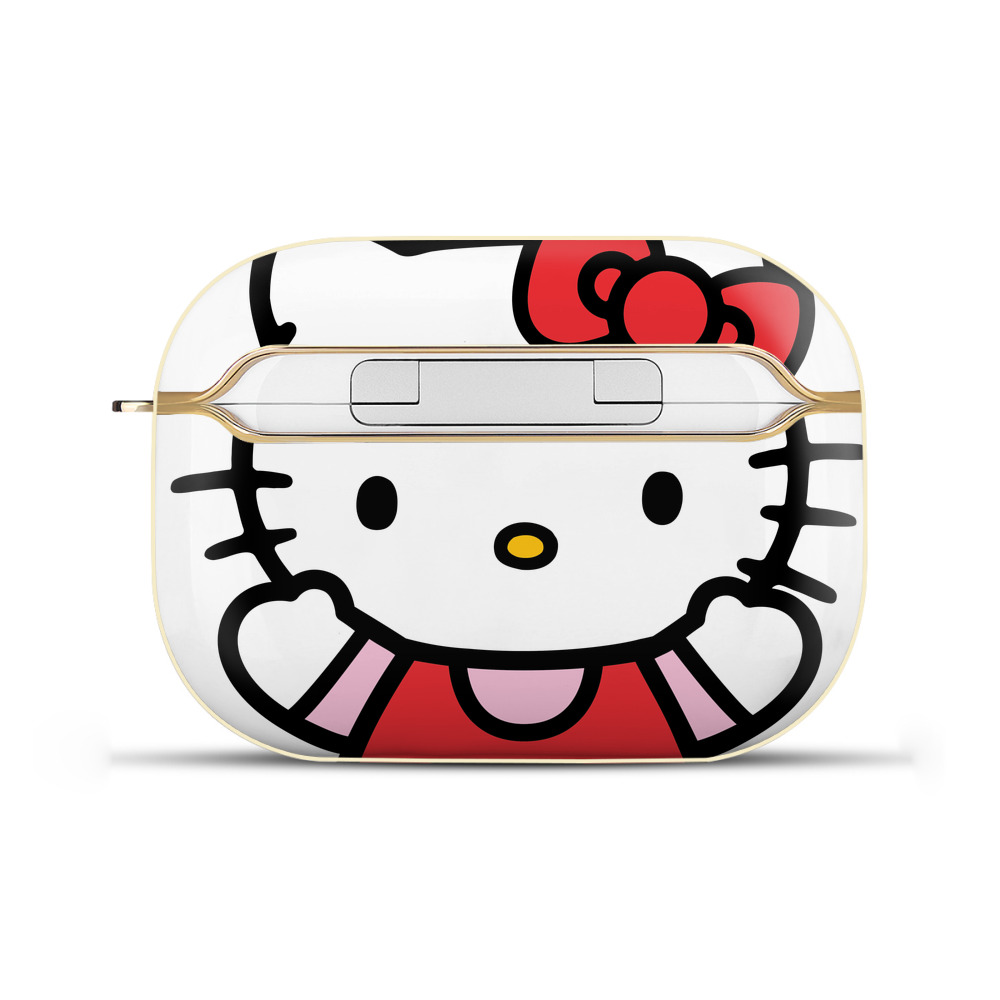 （画像用） Hello Kitty ハローキティ 【AirPods Pro用】ハードシェル保護ケース｜耐衝撃・防指紋・カラビナ付き商品仕様