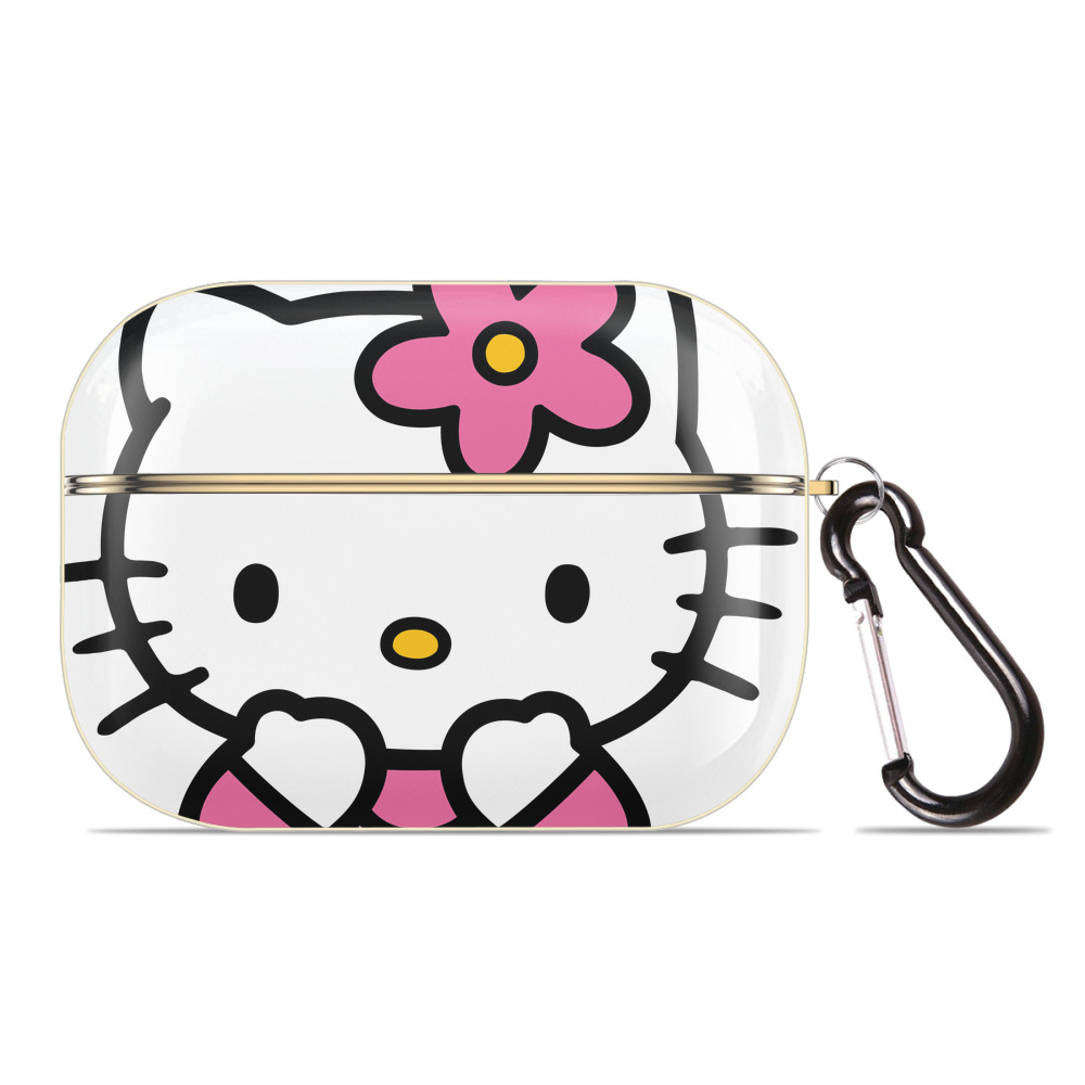 （画像用） Hello Kitty ハローキティ 【AirPods Pro用】ハードシェル保護ケース｜耐衝撃・防指紋・カラビナ付き商品仕様