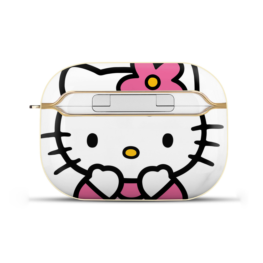 （画像用） Hello Kitty ハローキティ 【AirPods Pro用】ハードシェル保護ケース｜耐衝撃・防指紋・カラビナ付き商品仕様