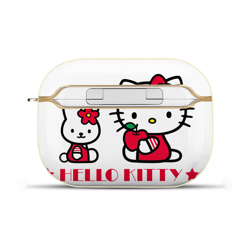 （画像用） Hello Kitty ハローキティ 【AirPods Pro用】ハードシェル保護ケース｜耐衝撃・防指紋・カラビナ付き商品仕様