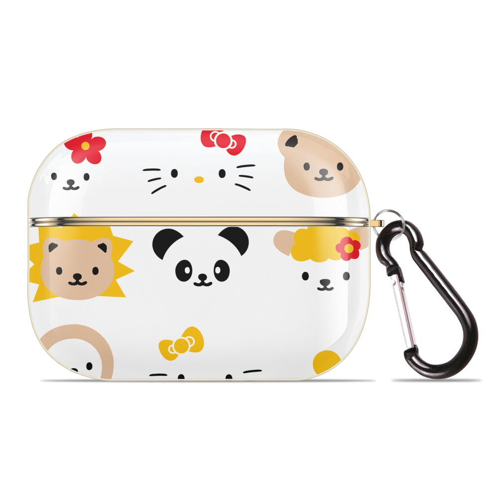 （画像用） Hello Kitty ハローキティ 【AirPods Pro用】ハードシェル保護ケース｜耐衝撃・防指紋・カラビナ付き商品仕様