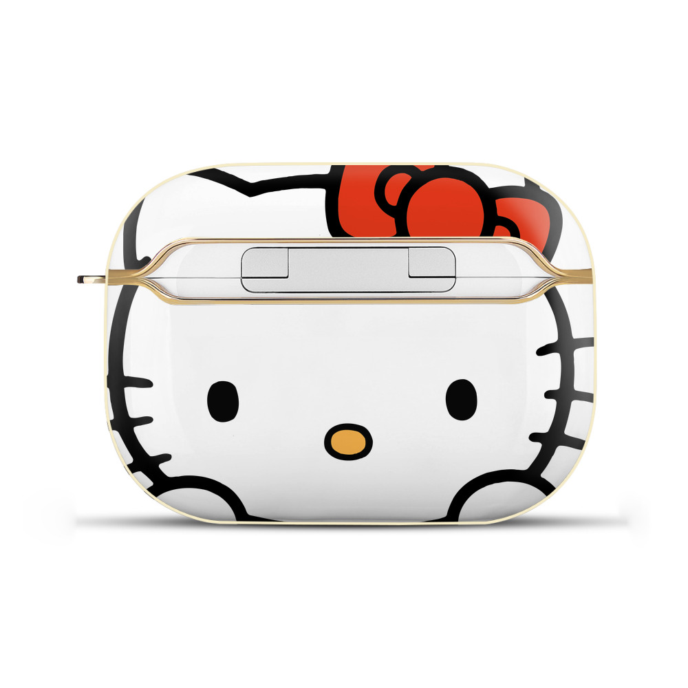 （画像用） Hello Kitty ハローキティ 【AirPods Pro用】ハードシェル保護ケース｜耐衝撃・防指紋・カラビナ付き商品仕様