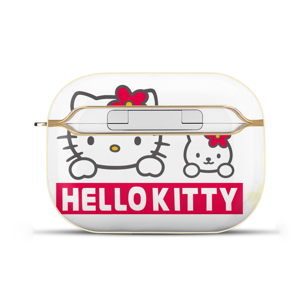 （画像用） Hello Kitty ハローキティ 【AirPods Pro用】ハードシェル保護ケース｜耐衝撃・防指紋・カラビナ付き商品仕様