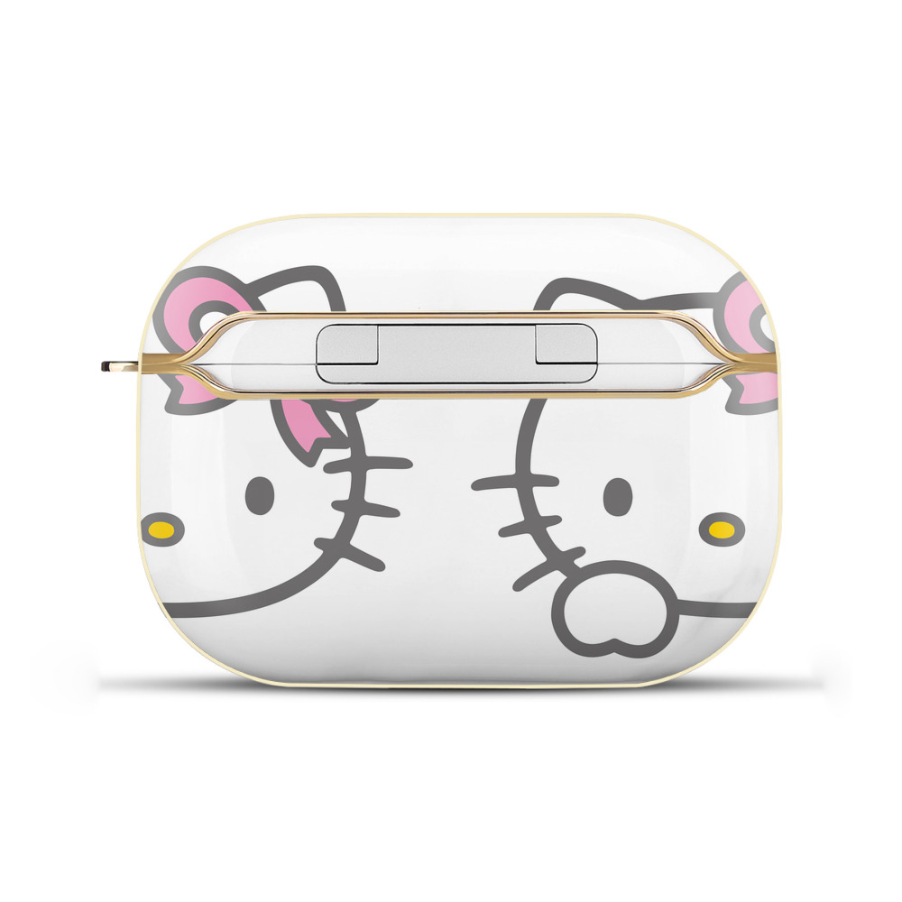 （画像用） Hello Kitty ハローキティ 【AirPods Pro用】ハードシェル保護ケース｜耐衝撃・防指紋・カラビナ付き商品仕様