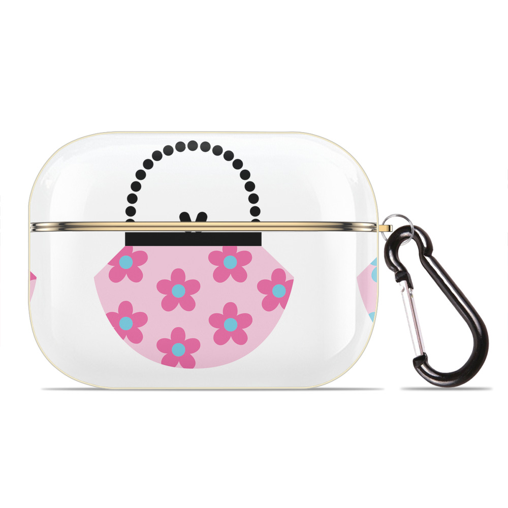 （画像用） Hello Kitty ハローキティ 【AirPods Pro用】ハードシェル保護ケース｜耐衝撃・防指紋・カラビナ付き商品仕様