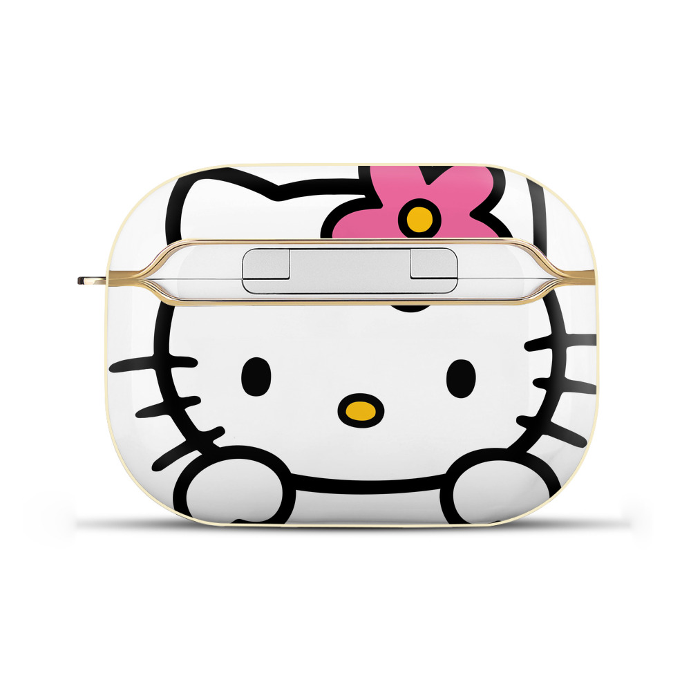 （画像用） Hello Kitty ハローキティ 【AirPods Pro用】ハードシェル保護ケース｜耐衝撃・防指紋・カラビナ付き商品仕様
