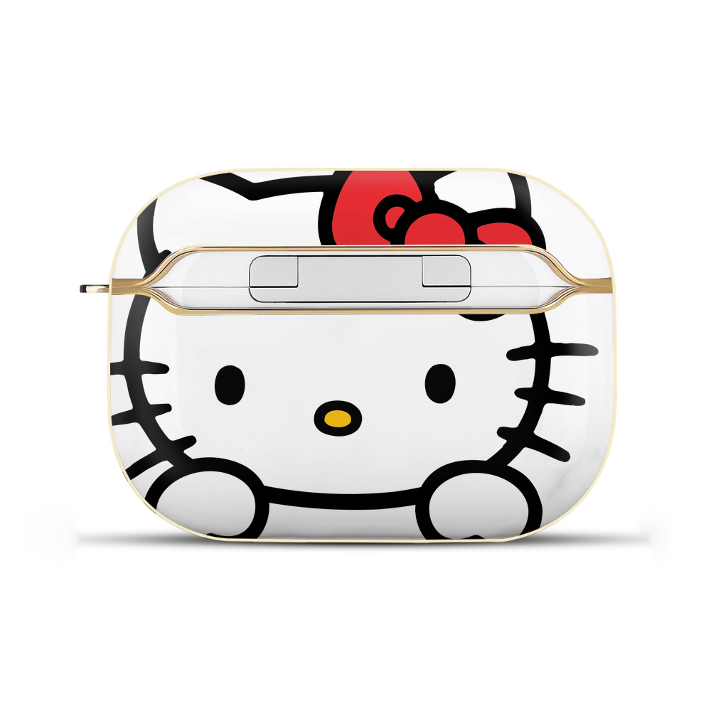 （画像用） Hello Kitty ハローキティ 【AirPods Pro用】ハードシェル保護ケース｜耐衝撃・防指紋・カラビナ付き商品仕様