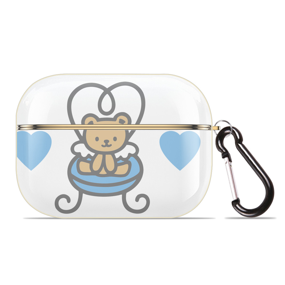 （画像用） Hello Kitty ハローキティ 【AirPods Pro用】ハードシェル保護ケース｜耐衝撃・防指紋・カラビナ付き商品仕様