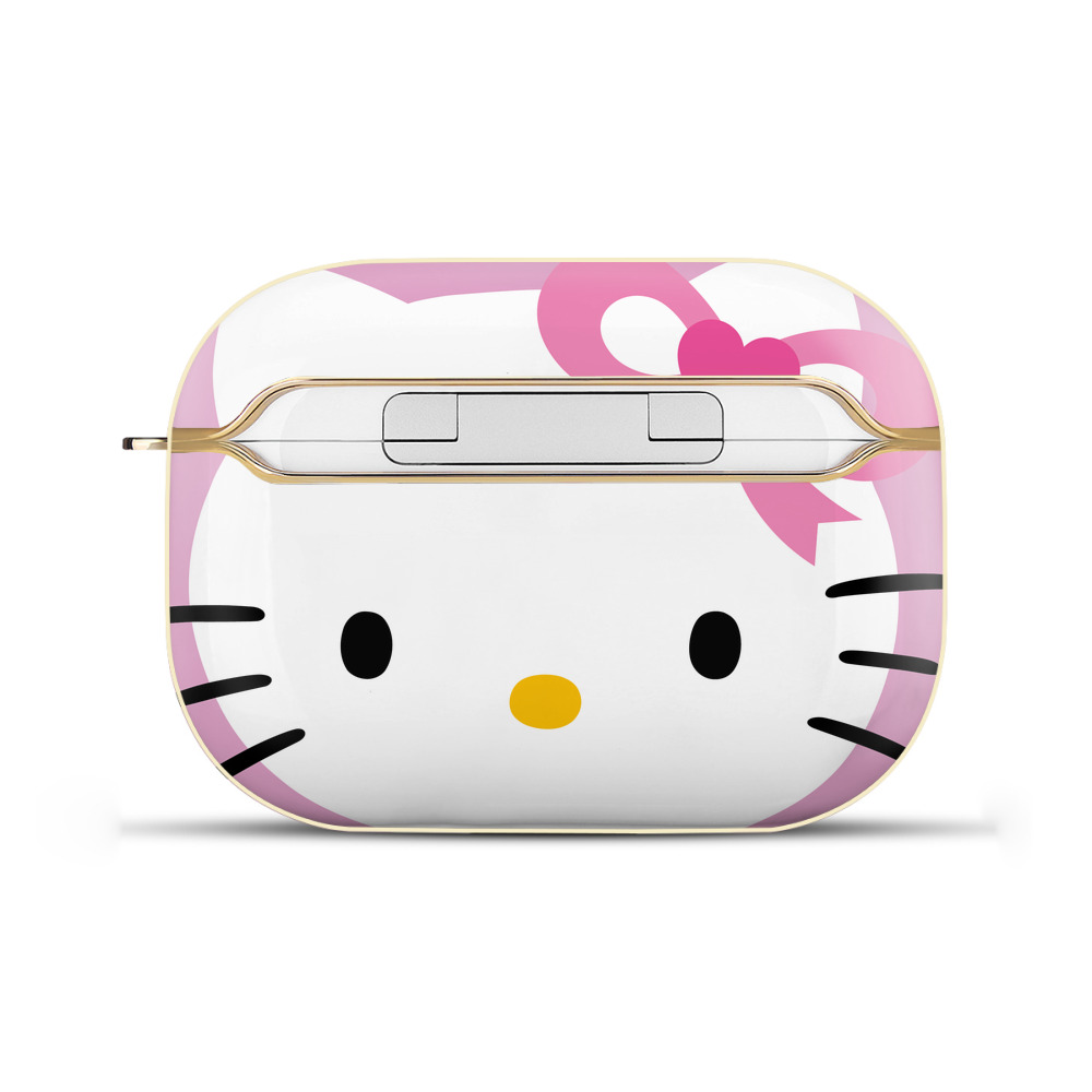 （画像用） Hello Kitty ハローキティ 【AirPods Pro用】ハードシェル保護ケース｜耐衝撃・防指紋・カラビナ付き商品仕様