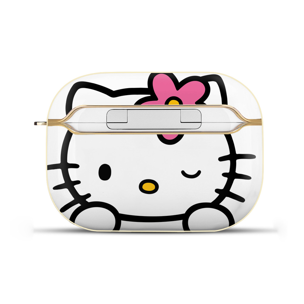 （画像用） Hello Kitty ハローキティ 【AirPods Pro用】ハードシェル保護ケース｜耐衝撃・防指紋・カラビナ付き商品仕様