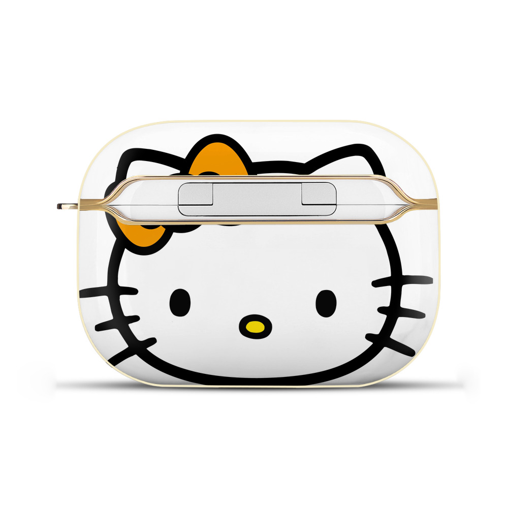 （画像用） Hello Kitty ハローキティ 【AirPods Pro用】ハードシェル保護ケース｜耐衝撃・防指紋・カラビナ付き商品仕様