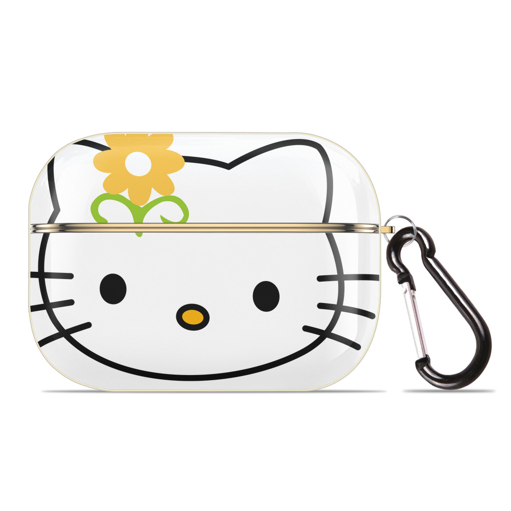 （画像用） Hello Kitty ハローキティ 【AirPods Pro用】ハードシェル保護ケース｜耐衝撃・防指紋・カラビナ付き商品仕様