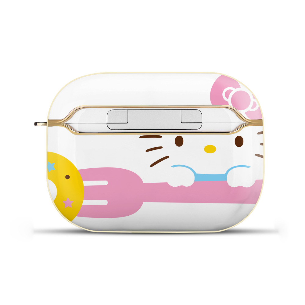 （画像用） Hello Kitty ハローキティ 【AirPods Pro用】ハードシェル保護ケース｜耐衝撃・防指紋・カラビナ付き商品仕様