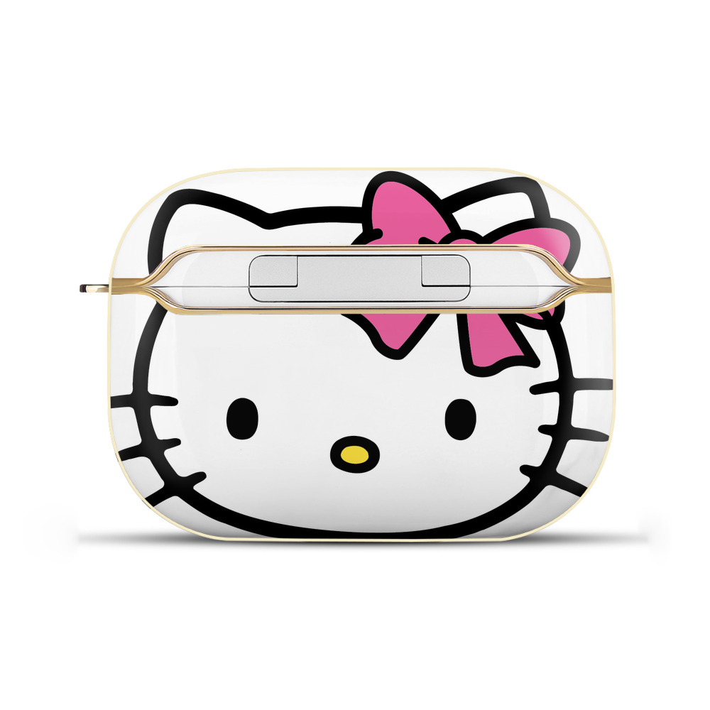 （画像用） Hello Kitty ハローキティ 【AirPods Pro用】ハードシェル保護ケース｜耐衝撃・防指紋・カラビナ付き商品仕様