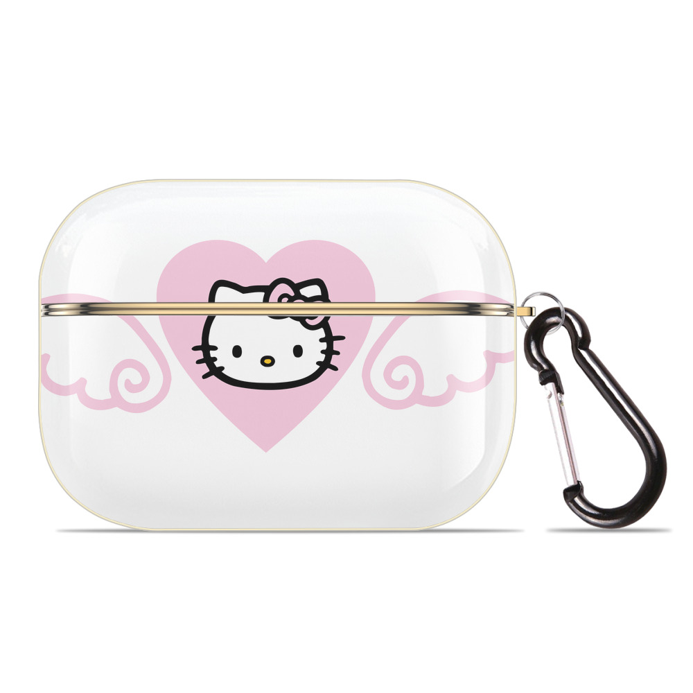 （画像用） Hello Kitty ハローキティ 【AirPods Pro用】ハードシェル保護ケース｜耐衝撃・防指紋・カラビナ付き商品仕様