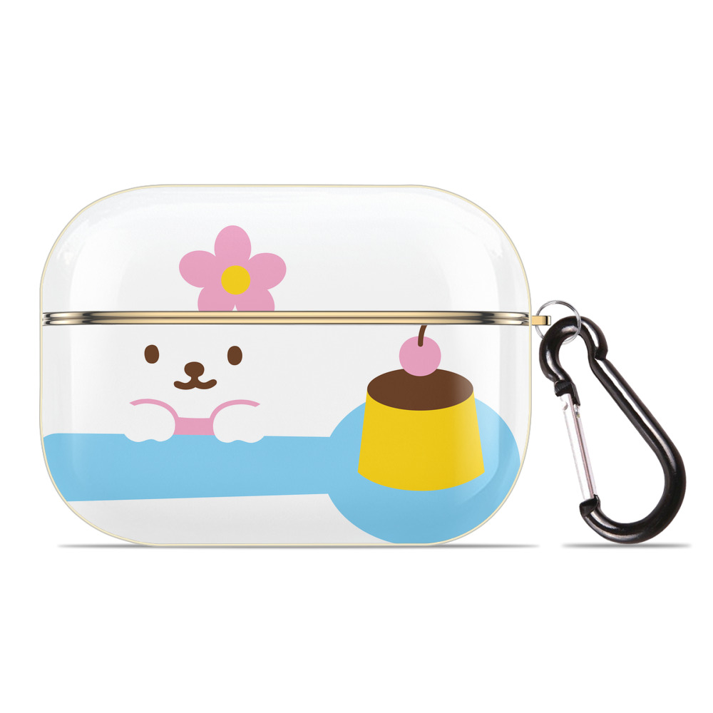 （画像用） Hello Kitty ハローキティ 【AirPods Pro用】ハードシェル保護ケース｜耐衝撃・防指紋・カラビナ付き商品仕様