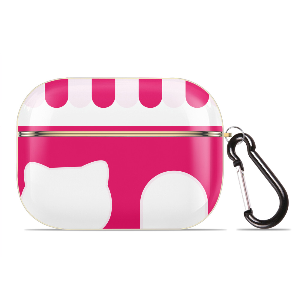 （画像用） Hello Kitty ハローキティ 【AirPods Pro用】ハードシェル保護ケース｜耐衝撃・防指紋・カラビナ付き商品仕様