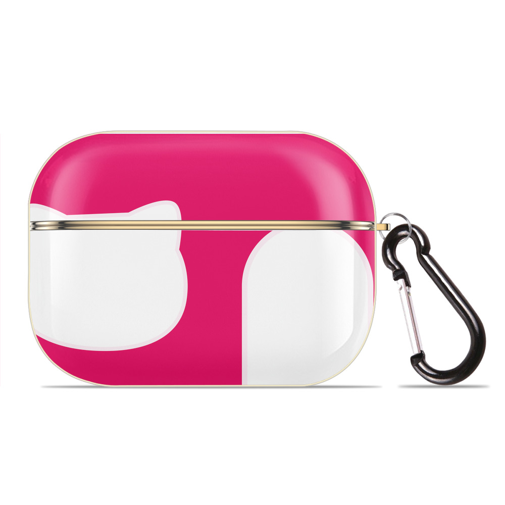 （画像用） Hello Kitty ハローキティ 【AirPods Pro用】ハードシェル保護ケース｜耐衝撃・防指紋・カラビナ付き商品仕様