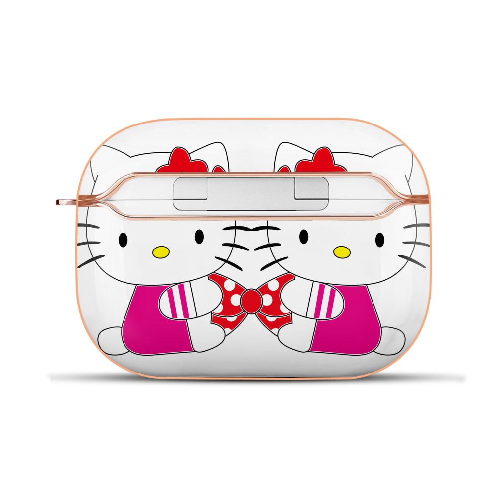 （画像用） Hello Kitty ハローキティ 【AirPods Pro用】ハードシェル保護ケース｜耐衝撃・防指紋・カラビナ付き商品仕様