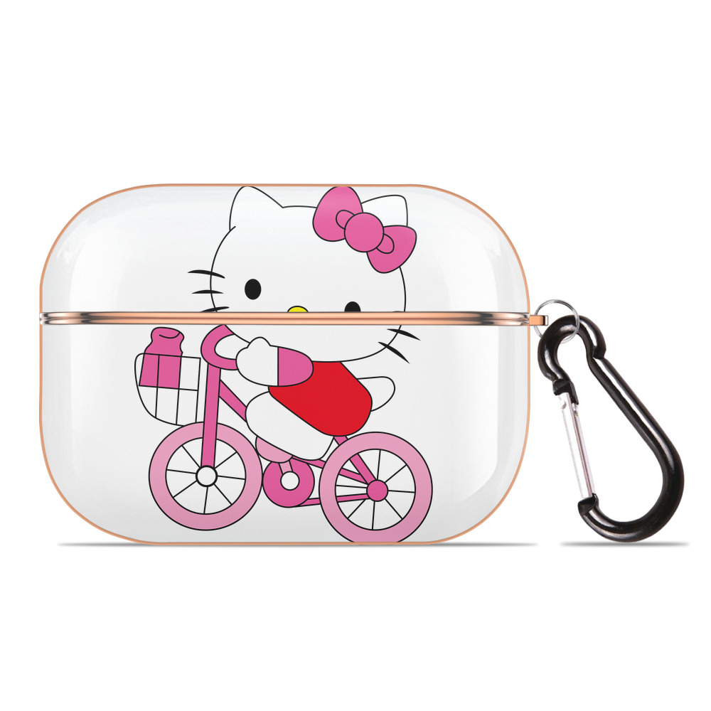（画像用） Hello Kitty ハローキティ 【AirPods Pro用】ハードシェル保護ケース｜耐衝撃・防指紋・カラビナ付き商品仕様