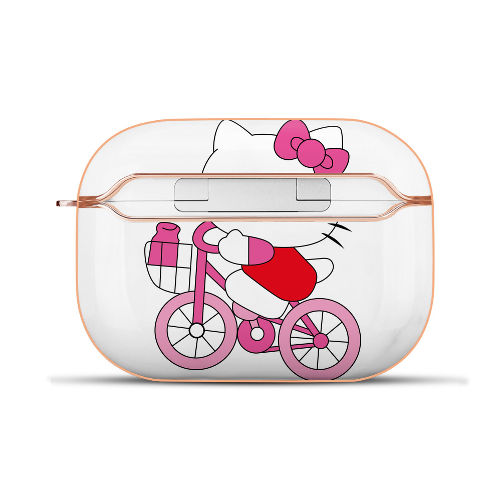 （画像用） Hello Kitty ハローキティ 【AirPods Pro用】ハードシェル保護ケース｜耐衝撃・防指紋・カラビナ付き商品仕様