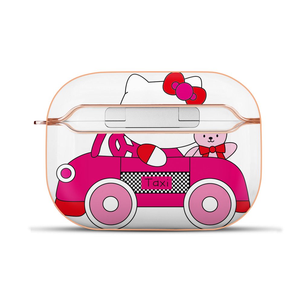 （画像用） Hello Kitty ハローキティ 【AirPods Pro用】ハードシェル保護ケース｜耐衝撃・防指紋・カラビナ付き商品仕様