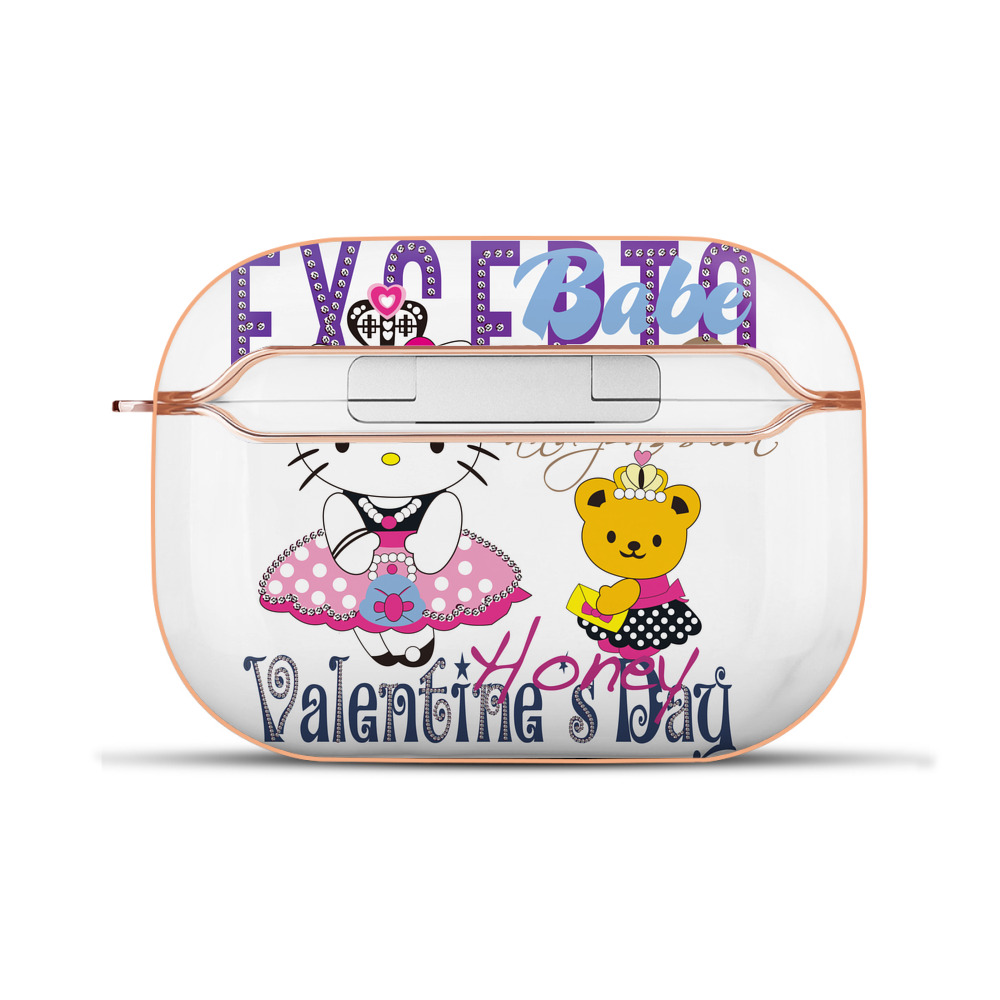 （画像用） Hello Kitty ハローキティ 【AirPods Pro用】ハードシェル保護ケース｜耐衝撃・防指紋・カラビナ付き商品仕様