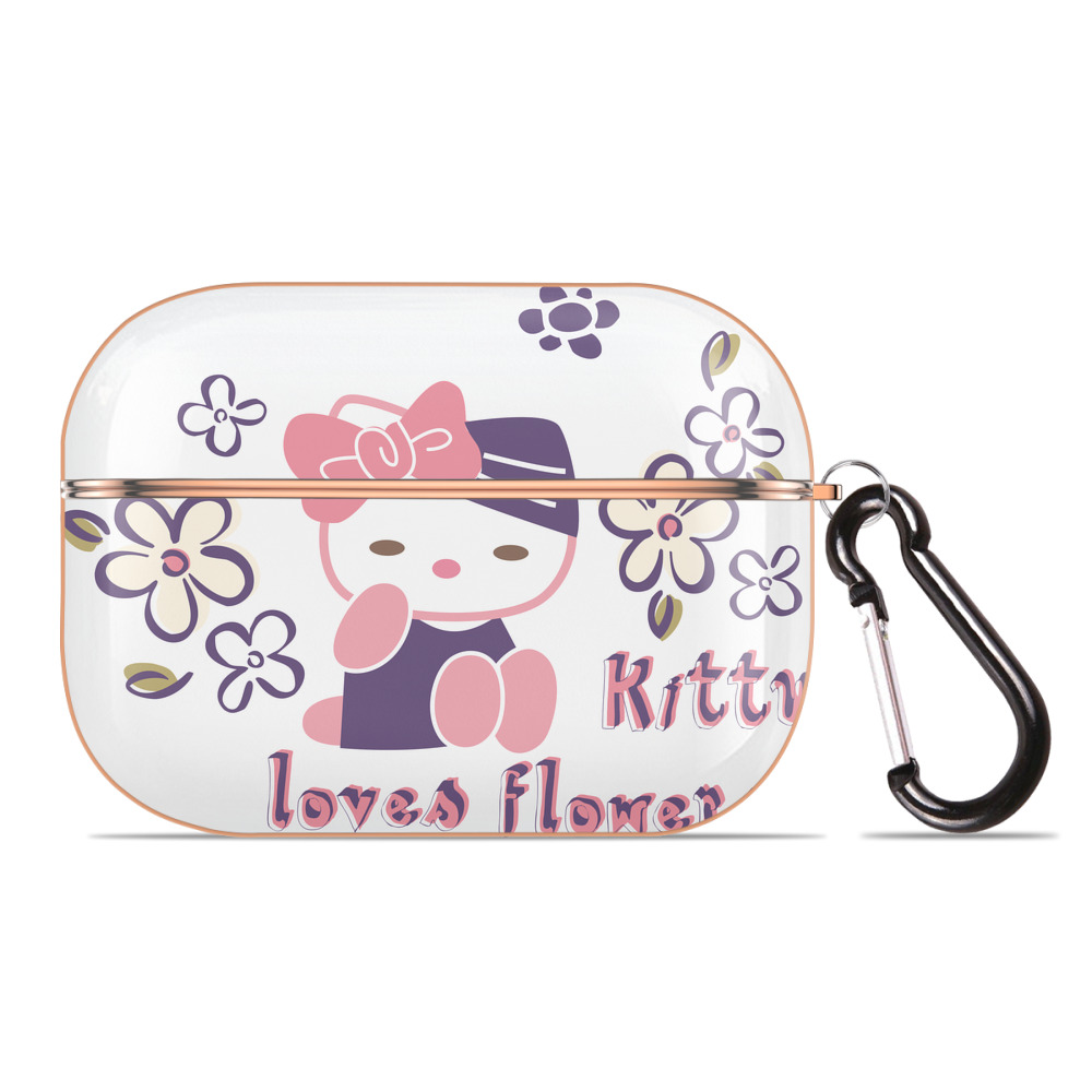 （画像用） Hello Kitty ハローキティ 【AirPods Pro用】ハードシェル保護ケース｜耐衝撃・防指紋・カラビナ付き商品仕様