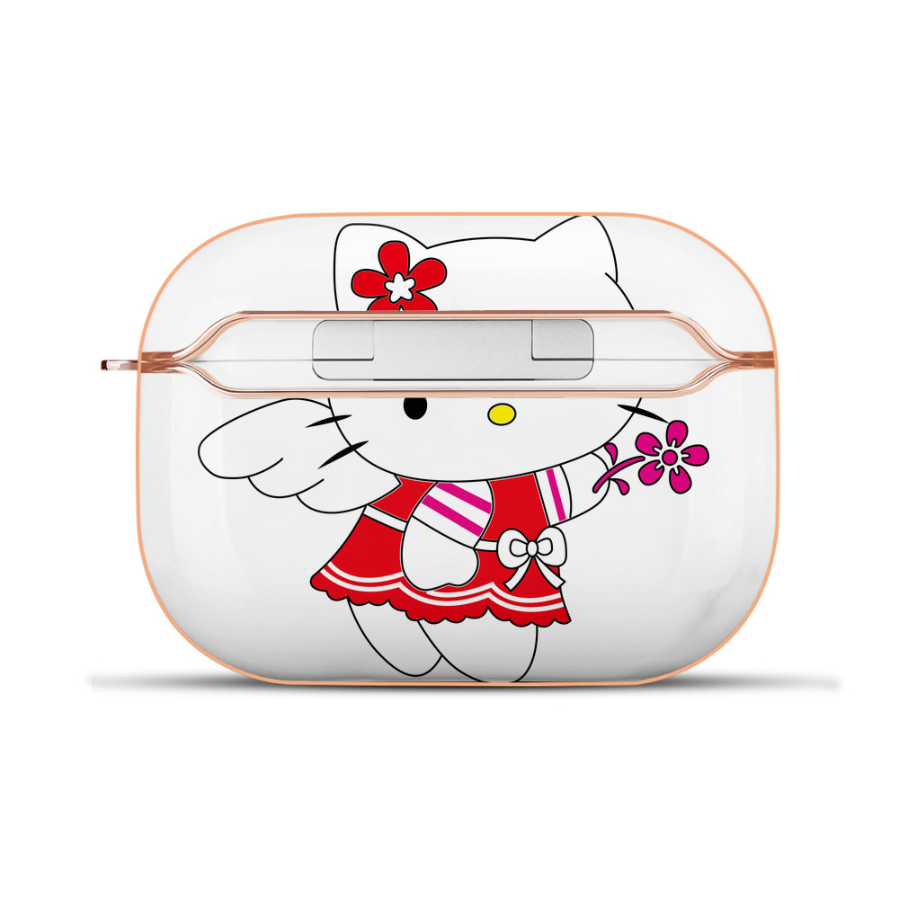 （画像用） Hello Kitty ハローキティ 【AirPods Pro用】ハードシェル保護ケース｜耐衝撃・防指紋・カラビナ付き商品仕様