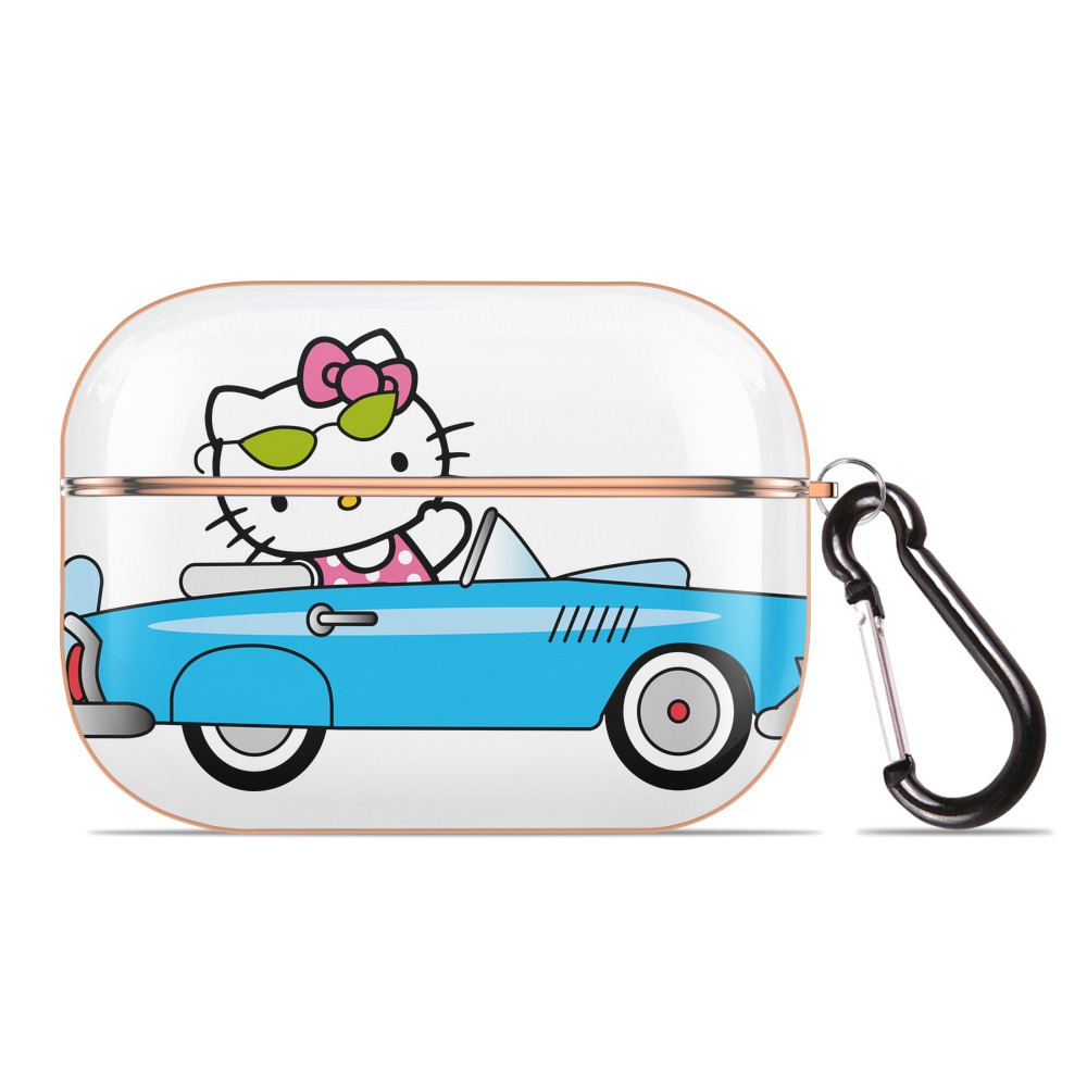（画像用） Hello Kitty ハローキティ 【AirPods Pro用】ハードシェル保護ケース｜耐衝撃・防指紋・カラビナ付き商品仕様
