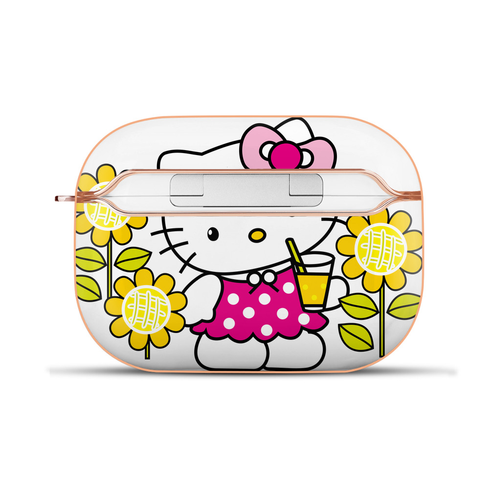 （画像用） Hello Kitty ハローキティ 【AirPods Pro用】ハードシェル保護ケース｜耐衝撃・防指紋・カラビナ付き商品仕様