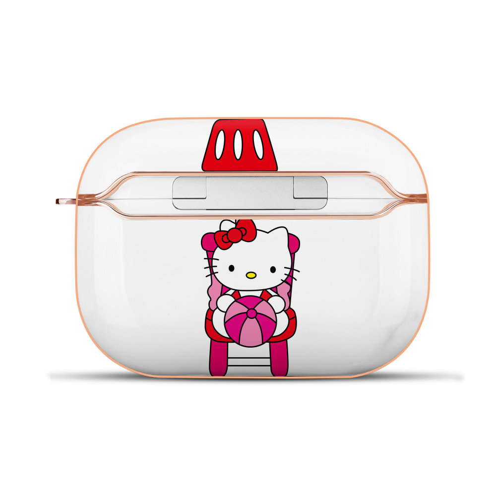 （画像用） Hello Kitty ハローキティ 【AirPods Pro用】ハードシェル保護ケース｜耐衝撃・防指紋・カラビナ付き商品仕様