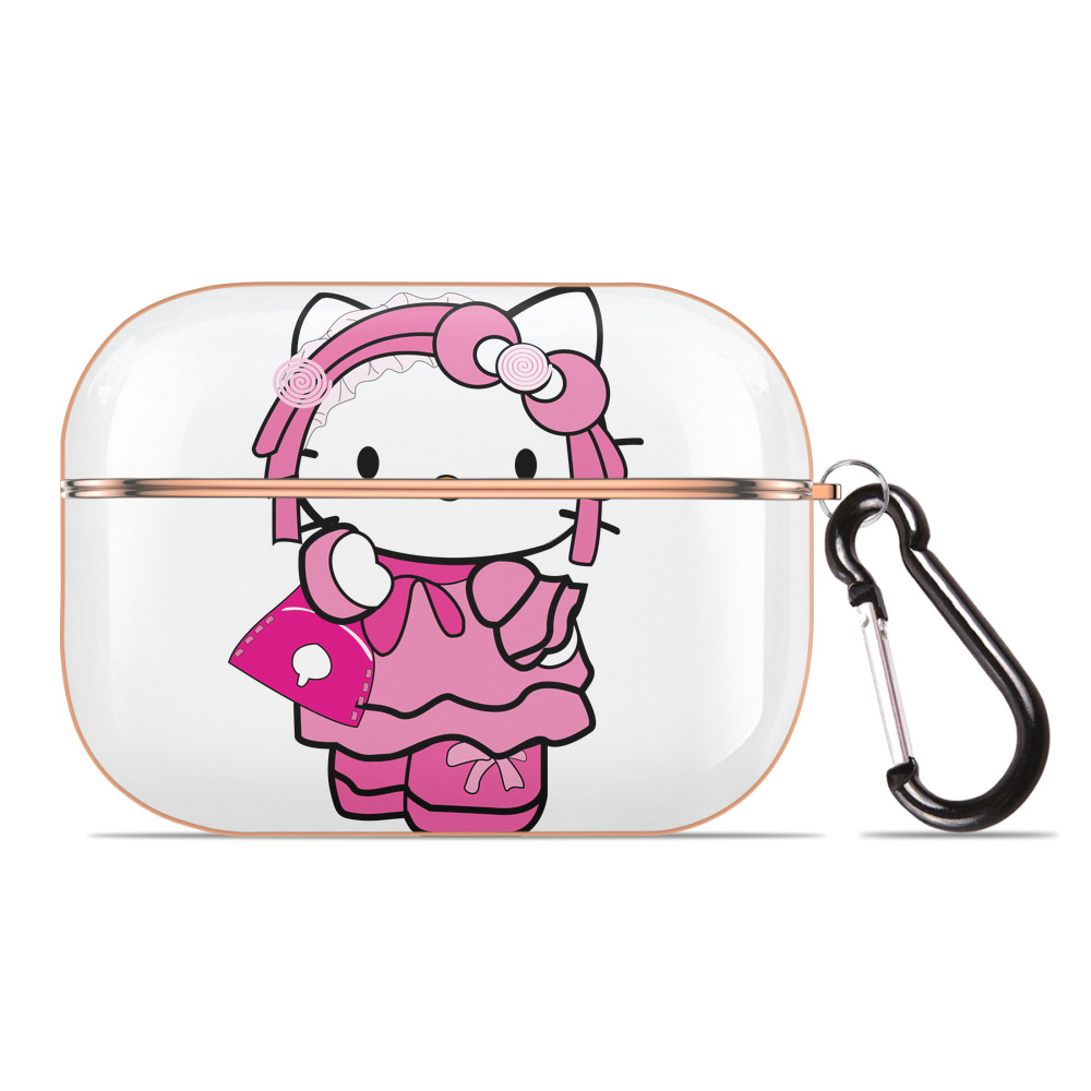 （画像用） Hello Kitty ハローキティ 【AirPods Pro用】ハードシェル保護ケース｜耐衝撃・防指紋・カラビナ付き商品仕様