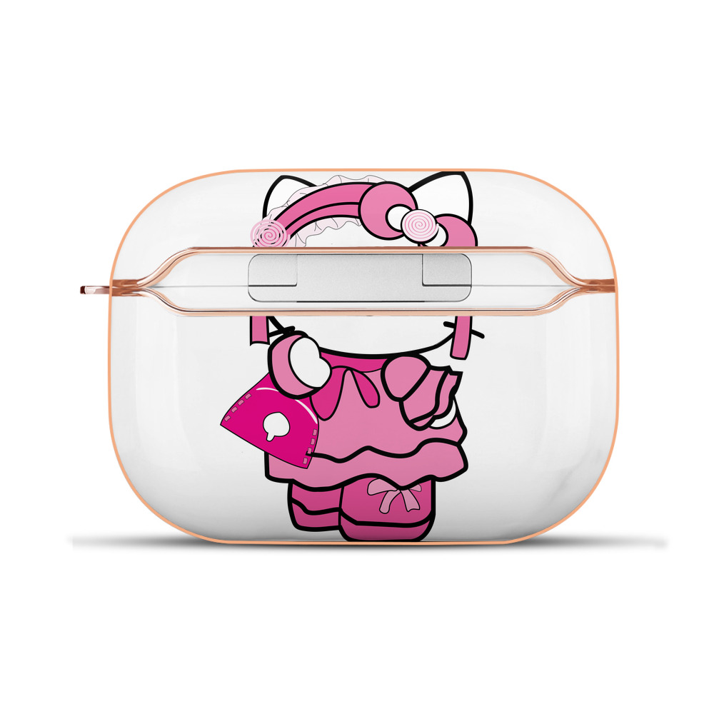 （画像用） Hello Kitty ハローキティ 【AirPods Pro用】ハードシェル保護ケース｜耐衝撃・防指紋・カラビナ付き商品仕様