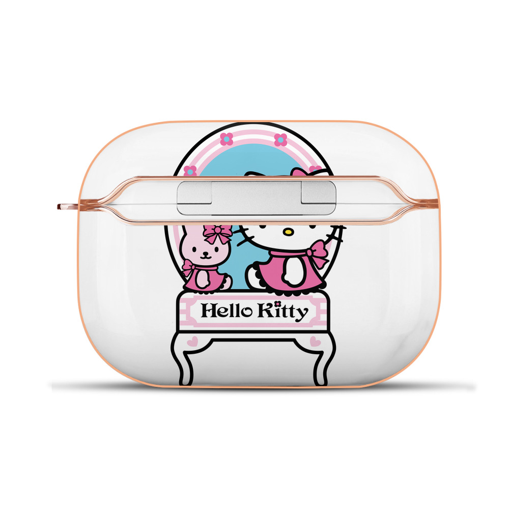 （画像用） Hello Kitty ハローキティ 【AirPods Pro用】ハードシェル保護ケース｜耐衝撃・防指紋・カラビナ付き商品仕様